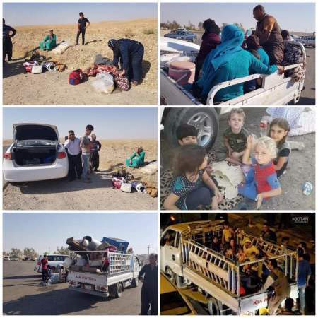 Displaced people have sheltered in unfinished buildings and public places and camps. (Photo: JCCC)