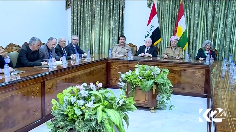 بارزاني ومعصوم يعقدان اجتماعا حاسما بشأن كركوك