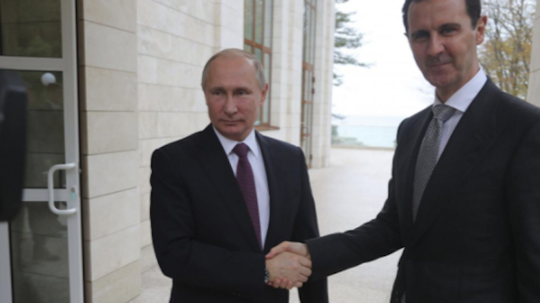 Putin welcomed Assad in Sochi during an unannounced trip by the latter, Nov 20, 2017. (Photo: Reuters)