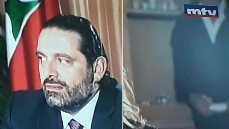 به‌ ڤيديۆ.. كه‌سێكى نه‌ناسراو له‌ كاتى چاوپێكه‌وتنێكى حه‌ريريدا ده‌رده‌كه‌وێت