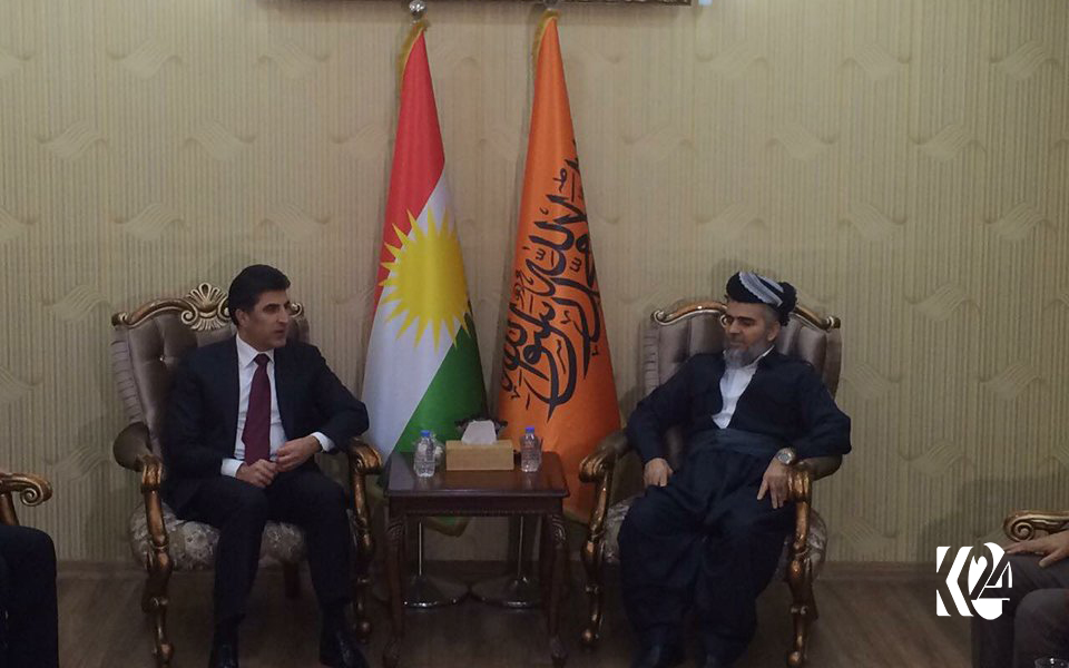 نێچیرڤان بارزانی و عەلی باپیر چەند پرسێك تاوتوێ دەكەن