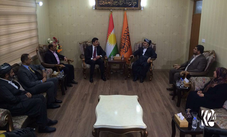 نێچیرڤان بارزانی و عەلی باپیر چەند پرسێك تاوتوێ دەكەن