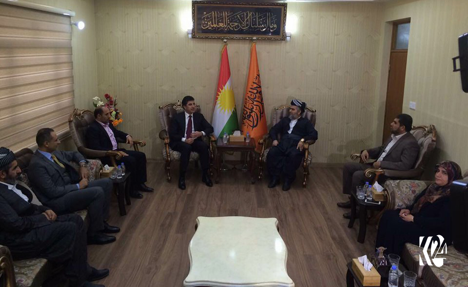 نێچیرڤان بارزانی و عەلی باپیر چەند پرسێك تاوتوێ دەكەن