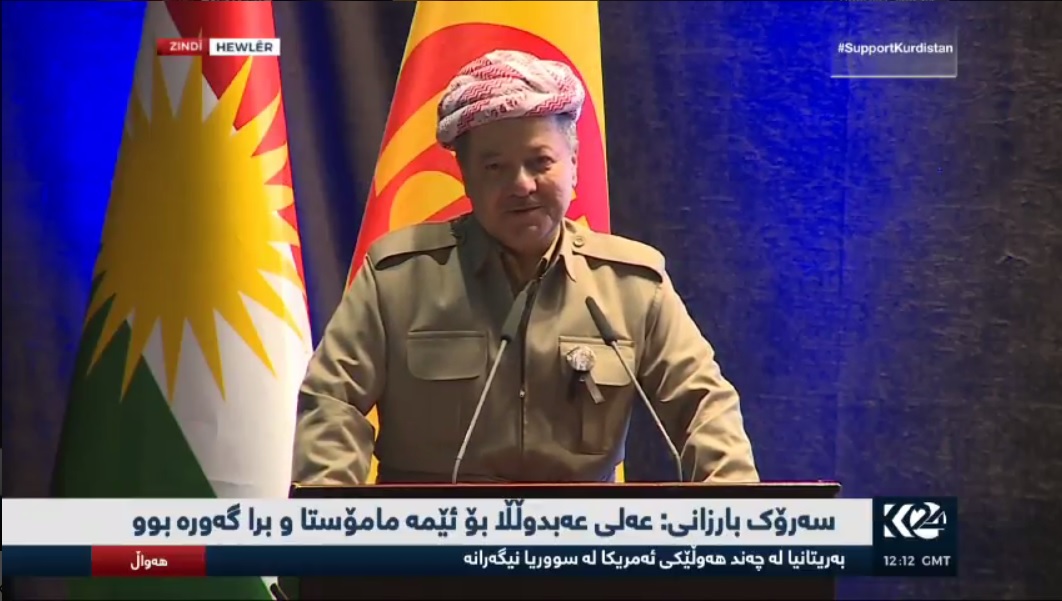 Serok Barzanî: Elî Ebdulah têkoşerekî mezin yê gelê me bû