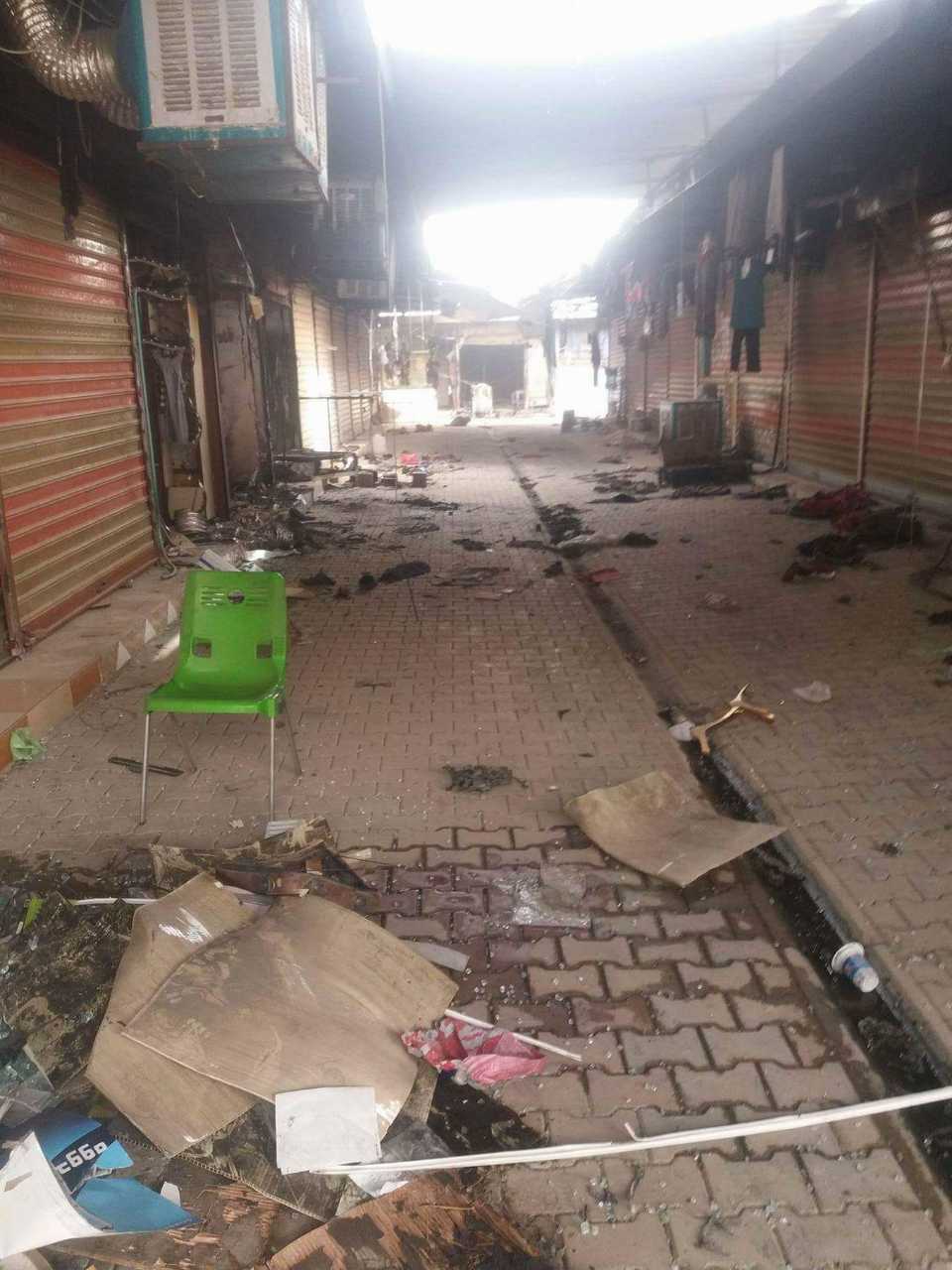 كوردستان24 چه‌ند وێنه‌یه‌كی نوێی وێرانكردنی خورماتوو له‌لایه‌ن حه‌شدی شه‌عبی بڵاوده‌كاته‌وه‌