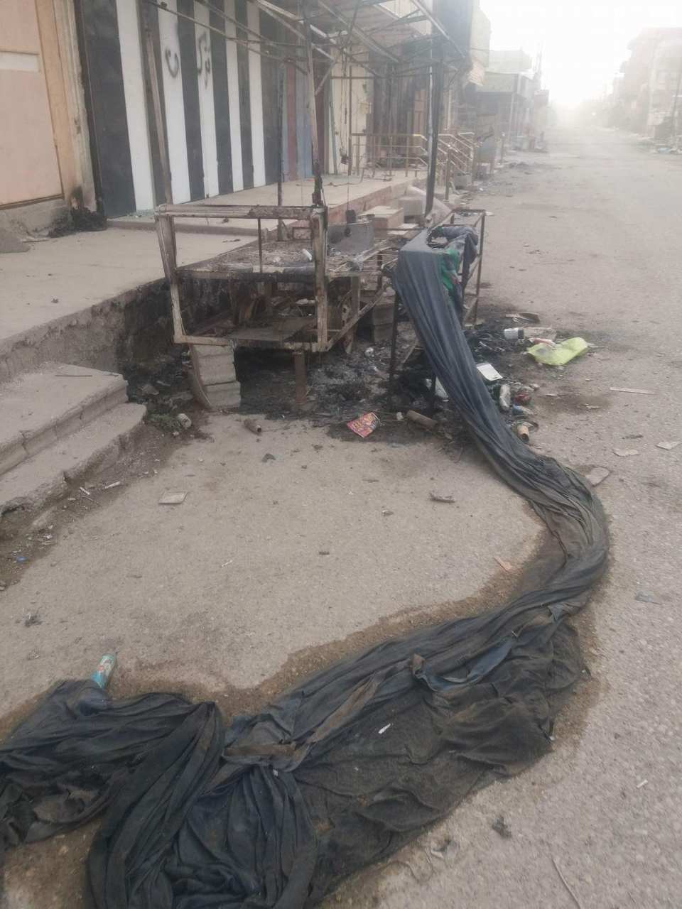 كوردستان24 چه‌ند وێنه‌یه‌كی نوێی وێرانكردنی خورماتوو له‌لایه‌ن حه‌شدی شه‌عبی بڵاوده‌كاته‌وه‌