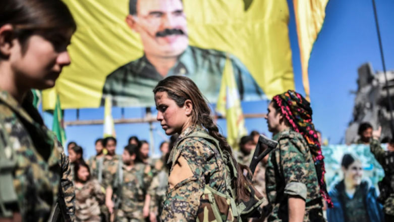 Fighters with the US-backed, Kurdish-led Syrian Democratic Forces celebrate their capture of the de facto Islamic State capital of Raqqa, Syria, Oct. 19, 2017. (Photo: AFP)