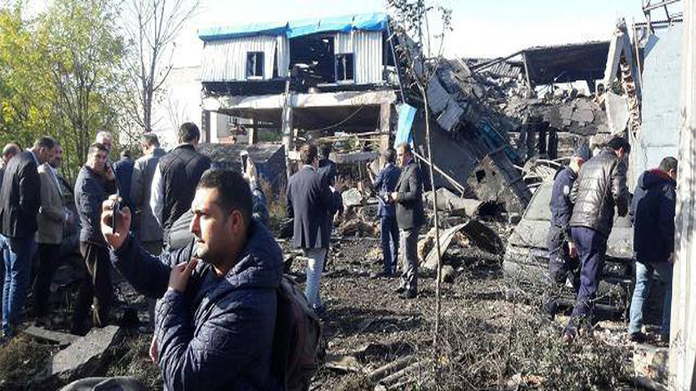 Li nêzîkî bajarê Bursa yê Tirkiyê teqînek çêbû û 13 kes bûn qurbanî