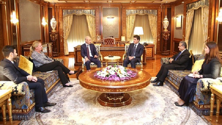 Serokwezîrê Kurdistanê pêşwaziya Balyozê Hollanda kir