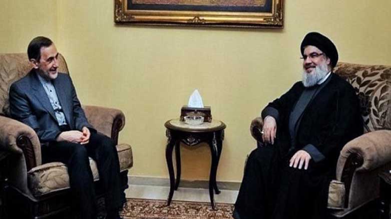 علی اکبر ولایتی در کنار حسن نصرالله در لبنان