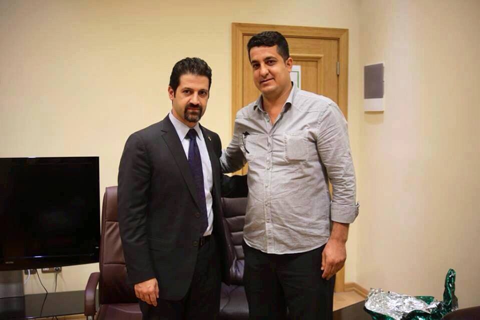 كارمه‌نده‌ بێسه‌روشوێنكراوه‌كه‌ى ئاسايش له‌گه‌ڵ قوباد تاڵه‌بانى جێگرى سه‌رۆكى حكومه‌تى هه‌رێمى كوردستان
