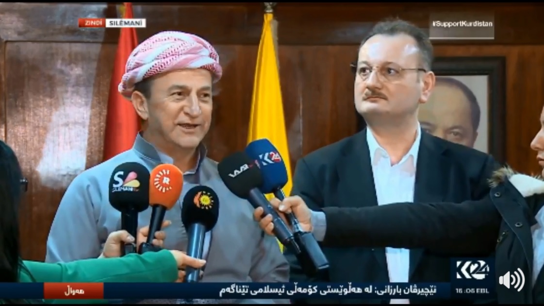 Edhem Barzanî: Hêza hatiye Silêmaniyê ji bo parastina ewlehiya welatiyan e 