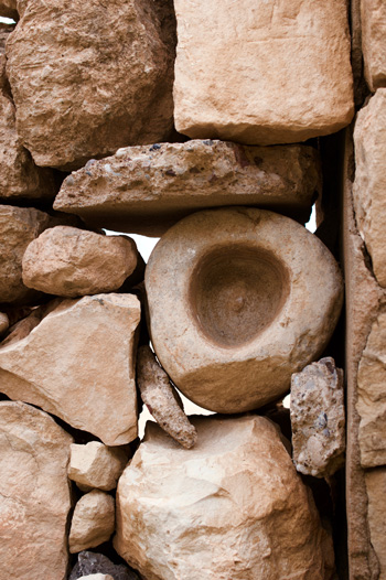 The piece was either a door pivot or a fragment of a roof roller.