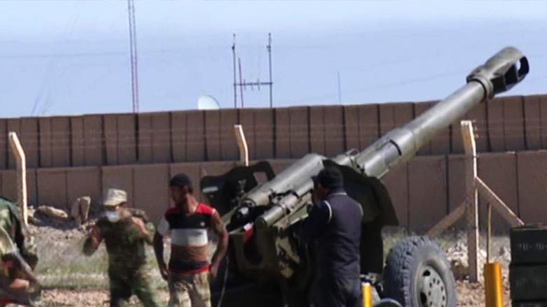 Heşda Şeibî çiyayê Hencîre li Xurmatû topbaran dike