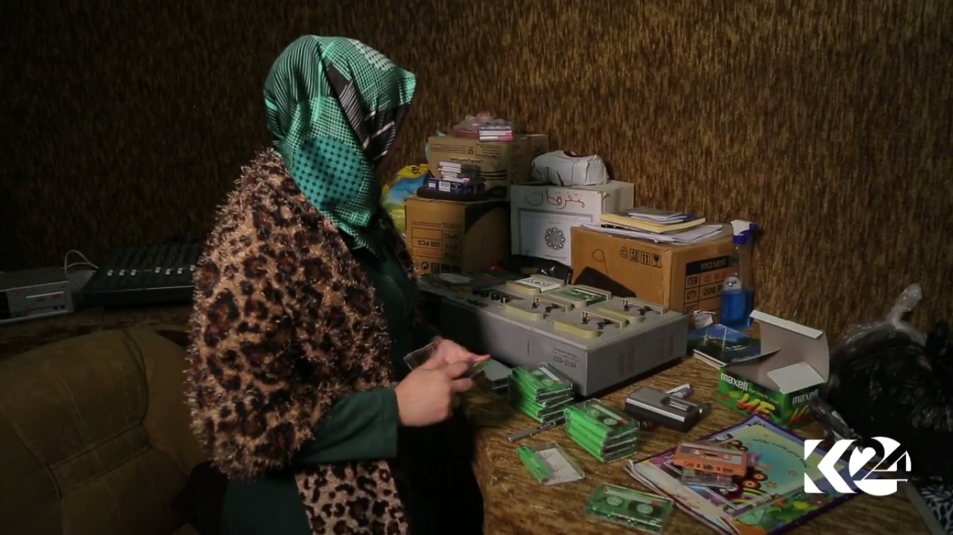Runaki Center still uses old devices for teaching and learning purposes. (Photo: Kurdistan 24)