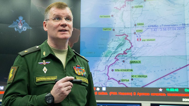 Rûsya: Firîna firokeyên Amerîkî li esmanê Sûriyê ne rewa ye 