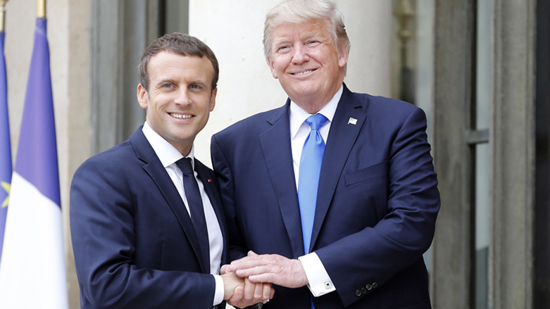 ترامب وماكرون يبحثان ازمة كوردستان في اتصال هاتفي