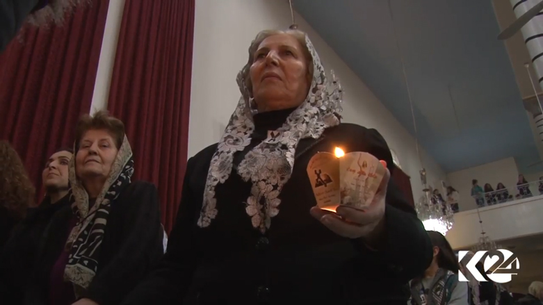 بالصور.. المسيحيون يحيون عيد القيامة بالقامشلي ويتضرعون لإنهاء الحرب