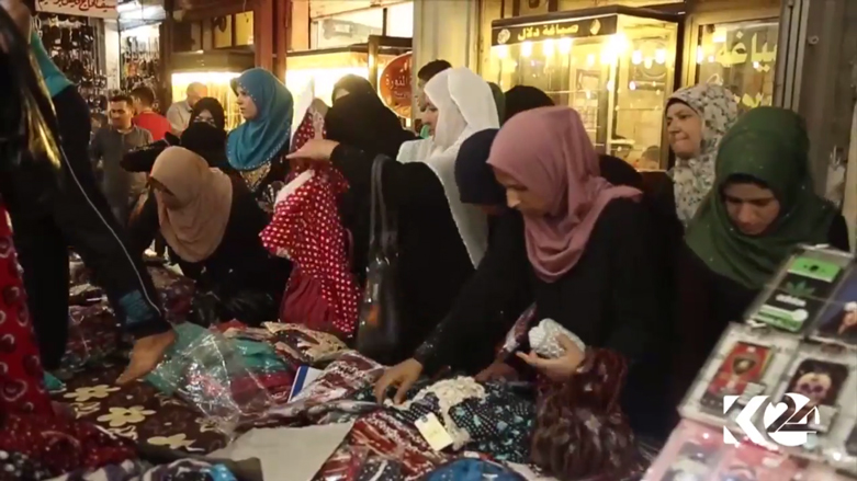 ازدياد ملحوظ لاعداد النساء في الاسواق