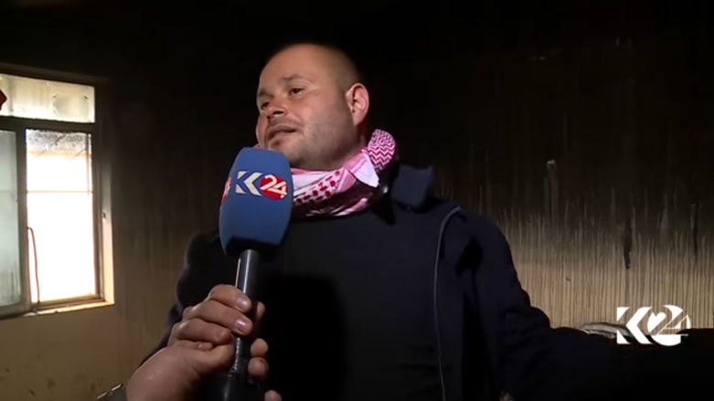 أحمد يتهم الحشد الوطني بإحراق منزله
