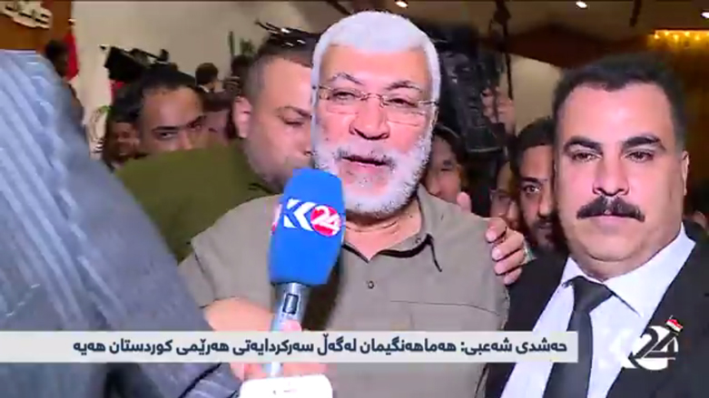 أبو مهدي المهندس القيادي في الحشد الشعبي