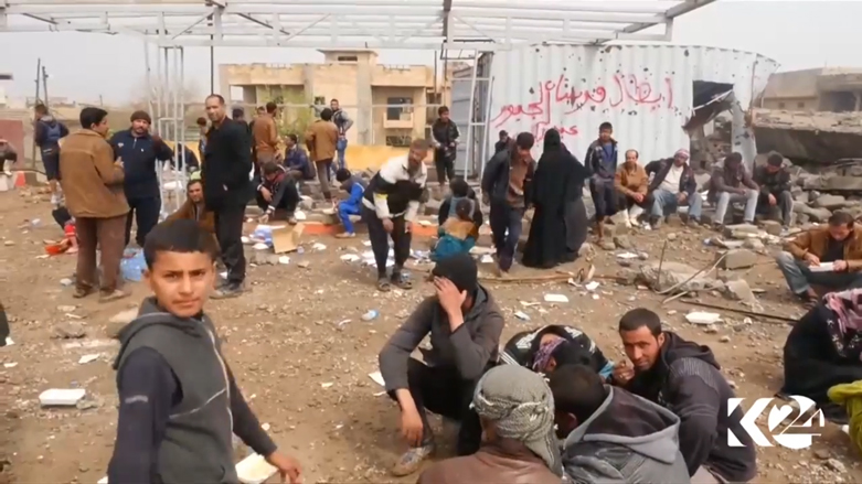 بالصور.. حدة المعارك تصعد موجة النزوح بالموصل وسط ظروف مأساوية