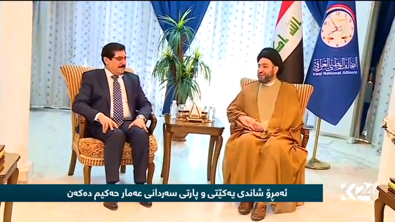 فاضل ميراني والوفد الكوردي في لقاء مع عمار الحكيم