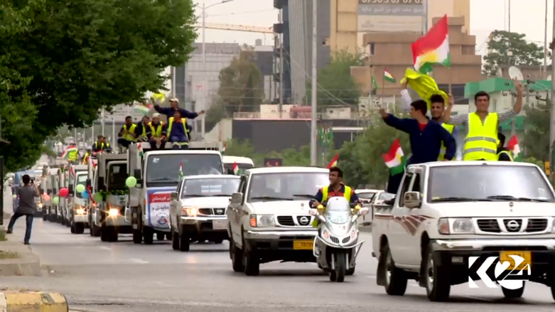 بالصور.. عيد العمال بكوردستان.. احتفال ومسيرات وشكاوى