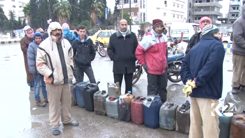 شح في وقود التدفئة بمناطق الادارة الذاتية وسط جو مثلج