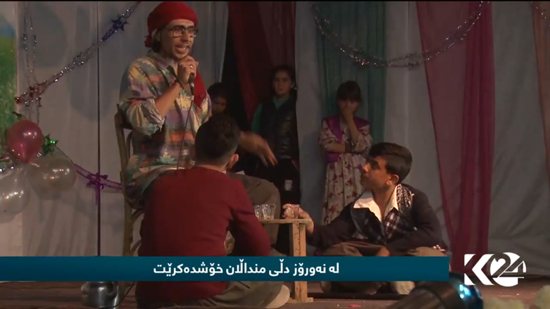 بالصور.. احتفالات مبكرة لأطفال القامشلي بعيد نوروز