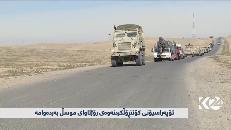 بالصور.. العراق يزج بتعزيزات إضافية وقواته تتقدم صوب مطار الموصل