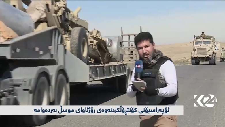 بالصور.. العراق يزج بتعزيزات إضافية وقواته تتقدم صوب مطار الموصل