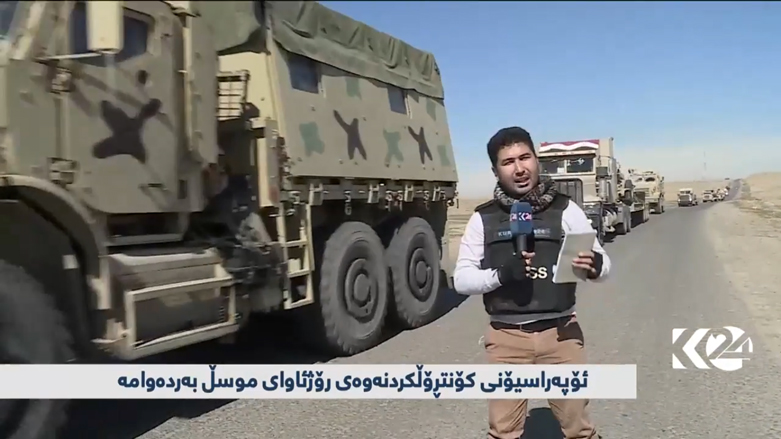 بالصور.. العراق يزج بتعزيزات إضافية وقواته تتقدم صوب مطار الموصل