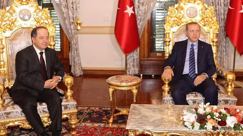 الرئيس بارزاني في لقائه مع الرئيس التركي اردوغان