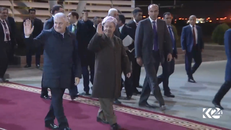 بالصور.. يلدريم يغادر كوردستان بمراسيم وداع رسمية