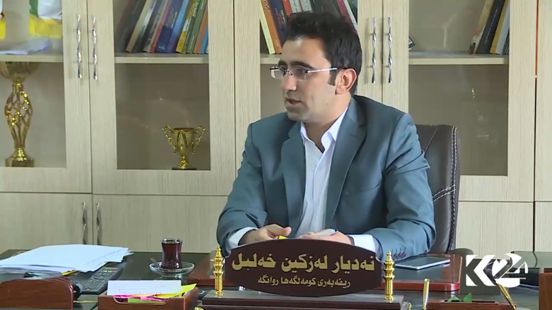 نديار خليل مدير مخيم قرب زاخو