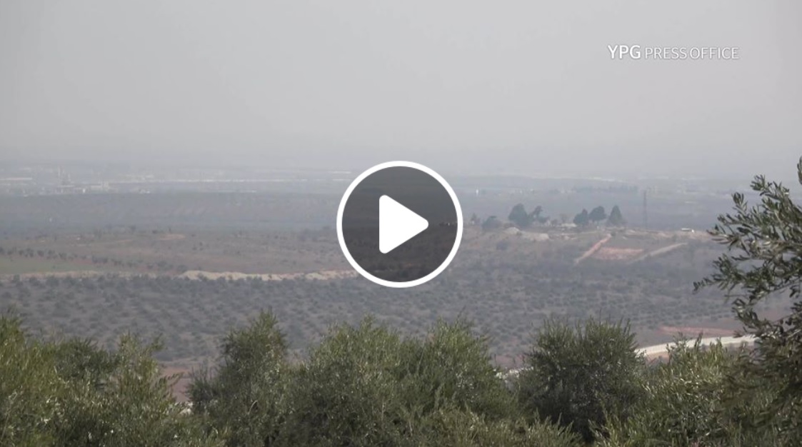 يه‌په‌گه‌ گرته‌ى ڤيديۆيى تێكشكاندنى تانكێكى بڵاوكرده‌وه‌