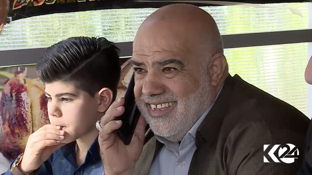Nuri Ismail from Erbil bears a striking similarity to Iraqi Prime Minister Haider al-Abadi. (Photo: Kurdistan 24)