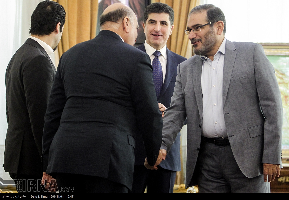 Kurdistan Region Prime Minister Nechrivan Barzani meets Iranian top officials in Tehran, Jan. 21, 2018. (Photo: IRNA)