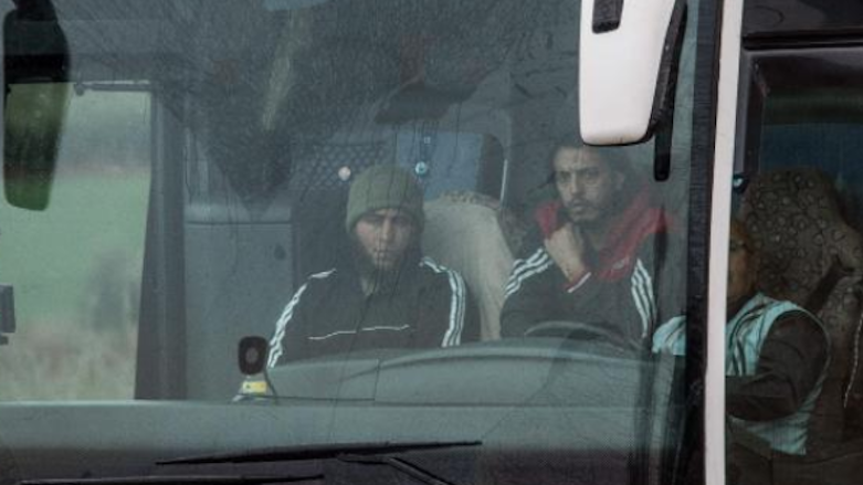 Turkey-backed FSA militants seen in a bus carrying them into Syria to fight Kurdish forces, Kilis, Turkey, Jan. 19, 2018. (Photo: DHA)