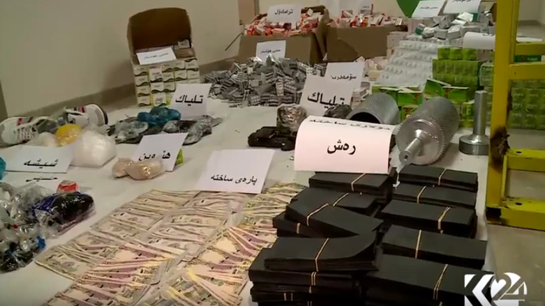 لە ھەولێر زیاتر لە 450 كەس لەسەر ماددەی ھۆشبەر دەستگیر كراون