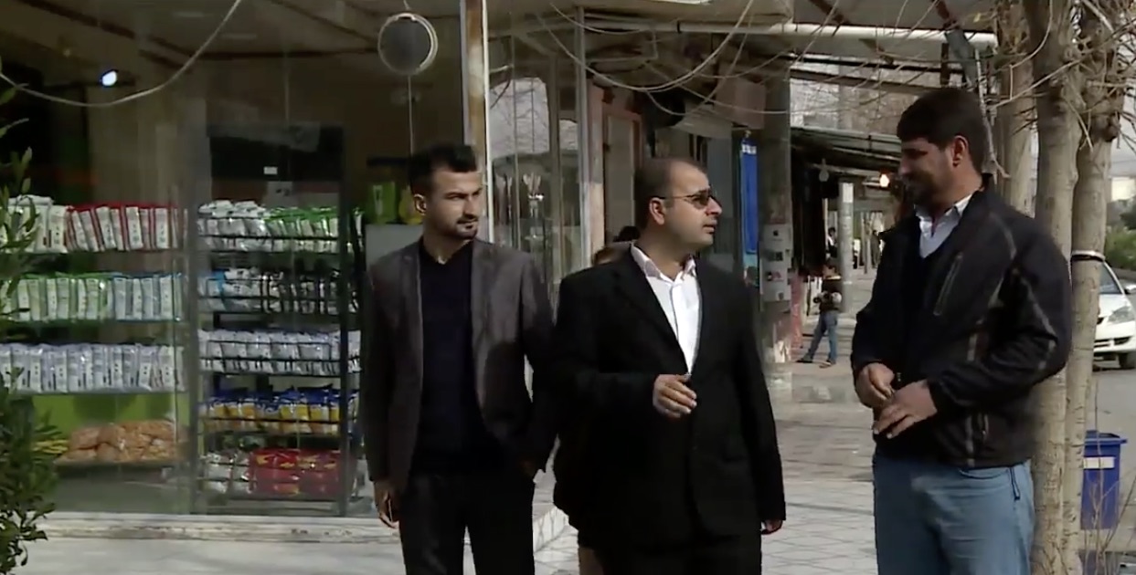 Rizgar Kakarosh is often greeted by strangers while walking around his hometown of Taq Taq. (Photo: Kurdistan 24)