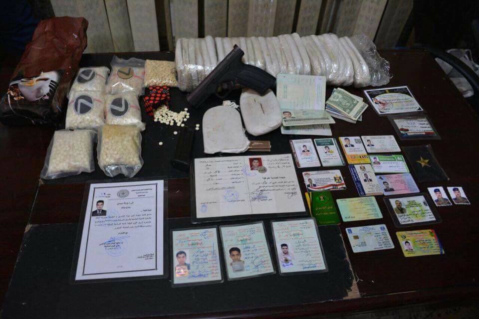 Security forces arrest a drug dealing gang in the Shia holiest city of Najaf. (Photo: Social Media)