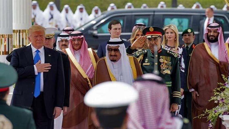 تره‌مپ: پياوى خۆمان له‌ لوتكه‌ى ده‌سه‌ڵاتى سعووديه‌ دانا 