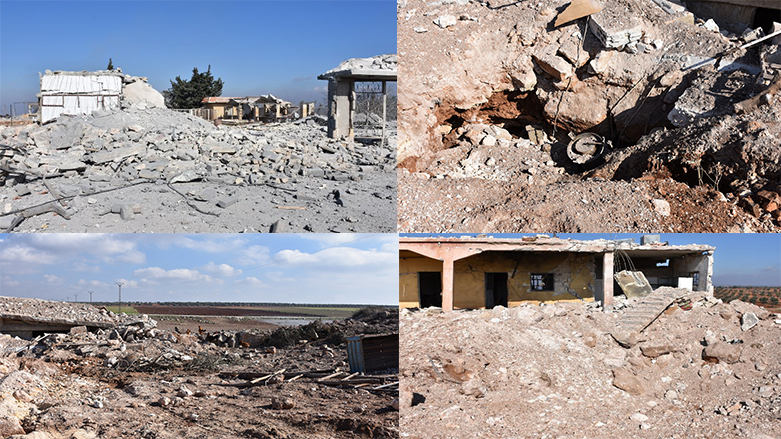 گوندێكی عەفرین خاپوور دەكرێت