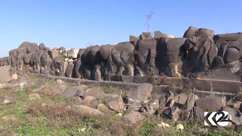 Bi vîdyo.. Tirkiyê girê Eyn Dara yê şûnwarî li Efrînê wêran kir 
