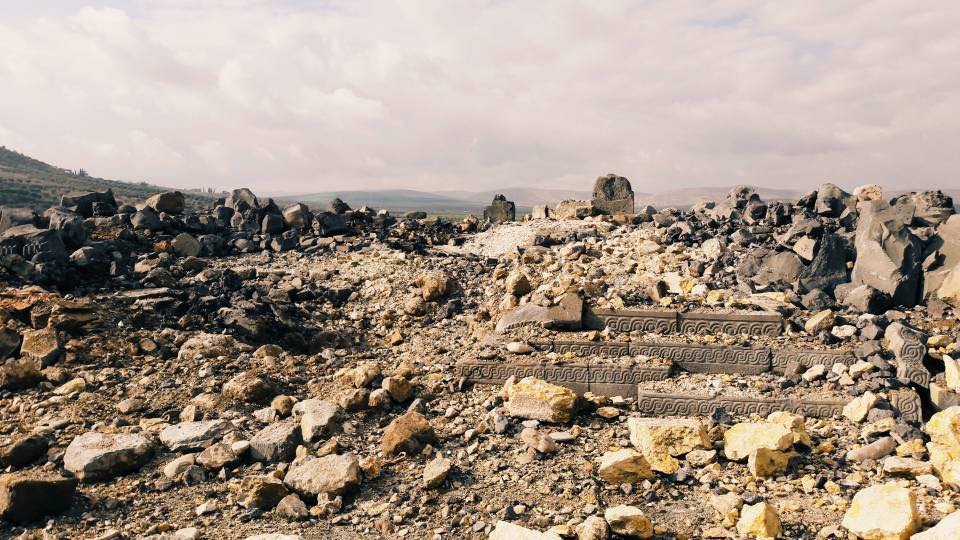 Girê Eyn Dara ya şûwarî piştî bombebarankirina firokeyên artêşa Tirkiyê / 27.01.2018