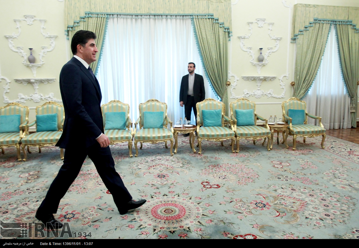 بارزاني يواصل زيارته لطهران ويلتقي كبار المسؤولين