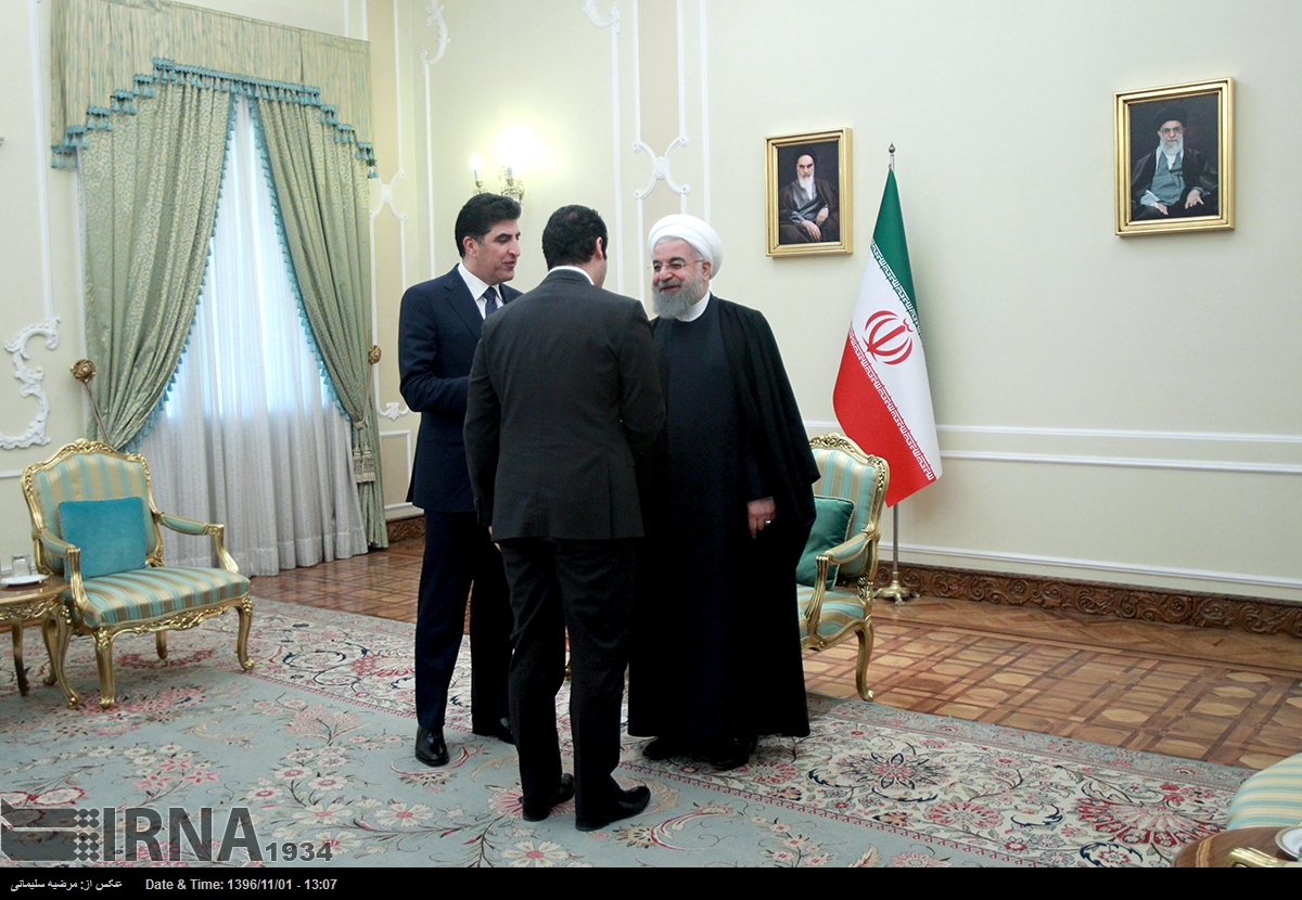 بارزاني يواصل زيارته لطهران ويلتقي كبار المسؤولين