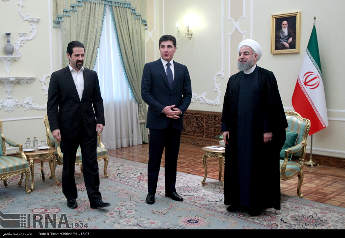 بارزاني يواصل زيارته لطهران ويلتقي كبار المسؤولين